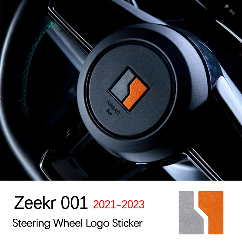 

ZEEKR 001 2021-2023 009 Алькантара отделка рулевого колеса наклейка внутренняя отделка замша автомобильные декоративные наклейки на рулевое колесо