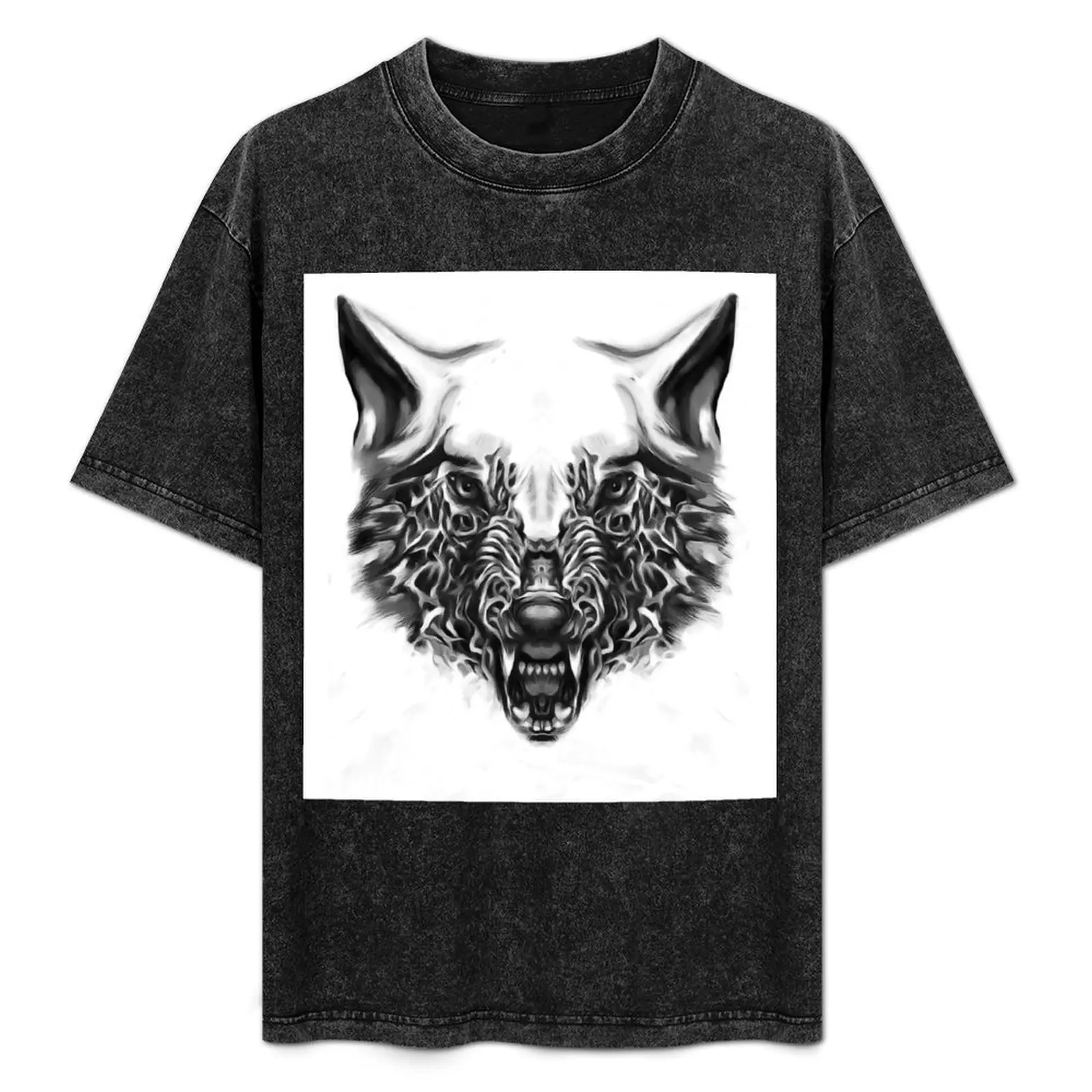 

wolf T-Shirt Basic Daily Outfit Short Sleeve Tee