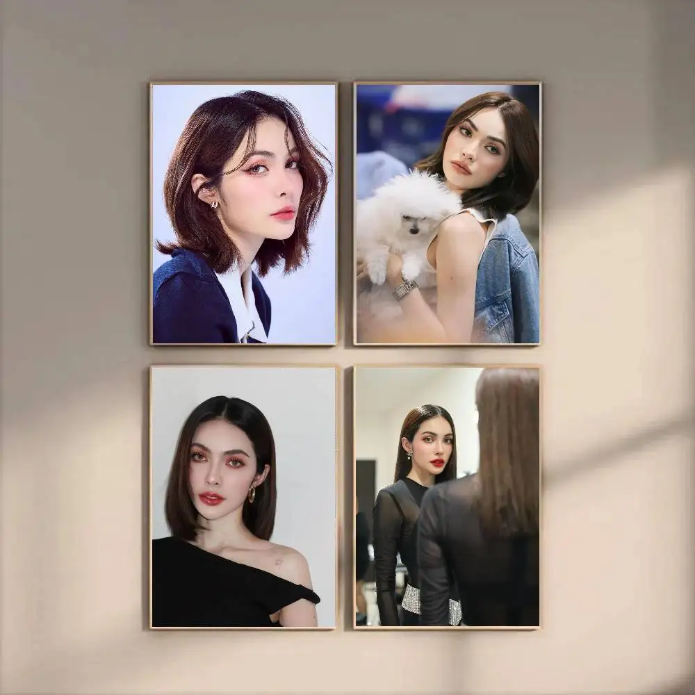 Thai Celebrity Charlotte Austin Poster Art Sticky Wall Waterproof Home Living Room Bedroom Bar Aesthetic Decoration