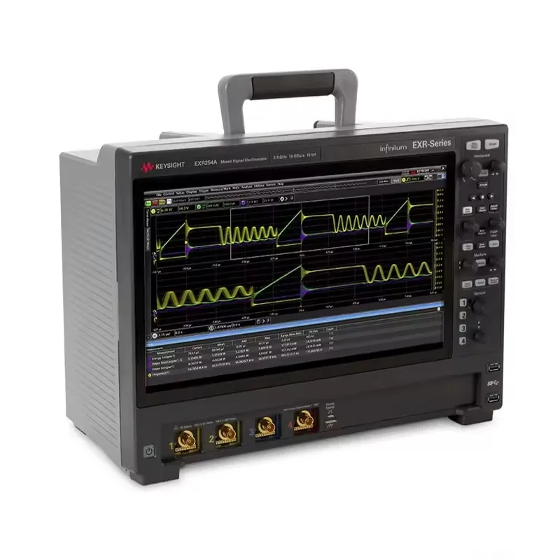 Keysigh Bandwidth 2.5 GHz 4 channels maximum storage depth 1.6G EXR254A Infiniium EXR series oscilloscope