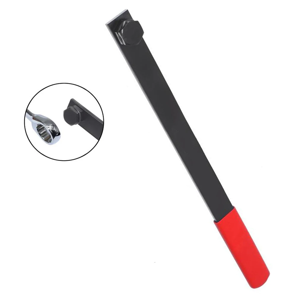 15 قطعة مجموعة أدوات إزالة وتركيب حزام اعوج مع مفاتيح كروفوت ومجموعة مقابس للمركبات