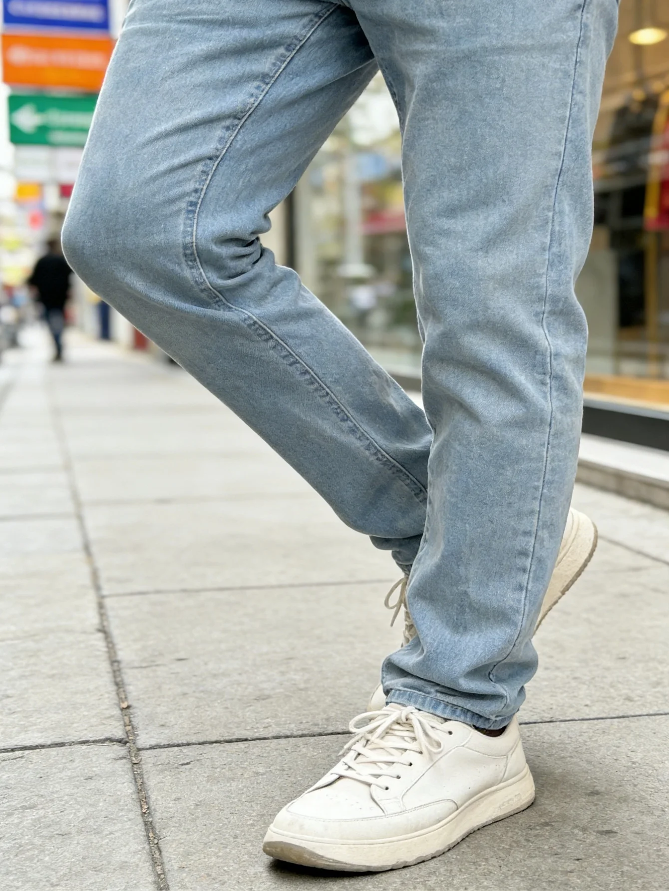 Men's Urban Commute Style Slim Fit Skinny Jeans
