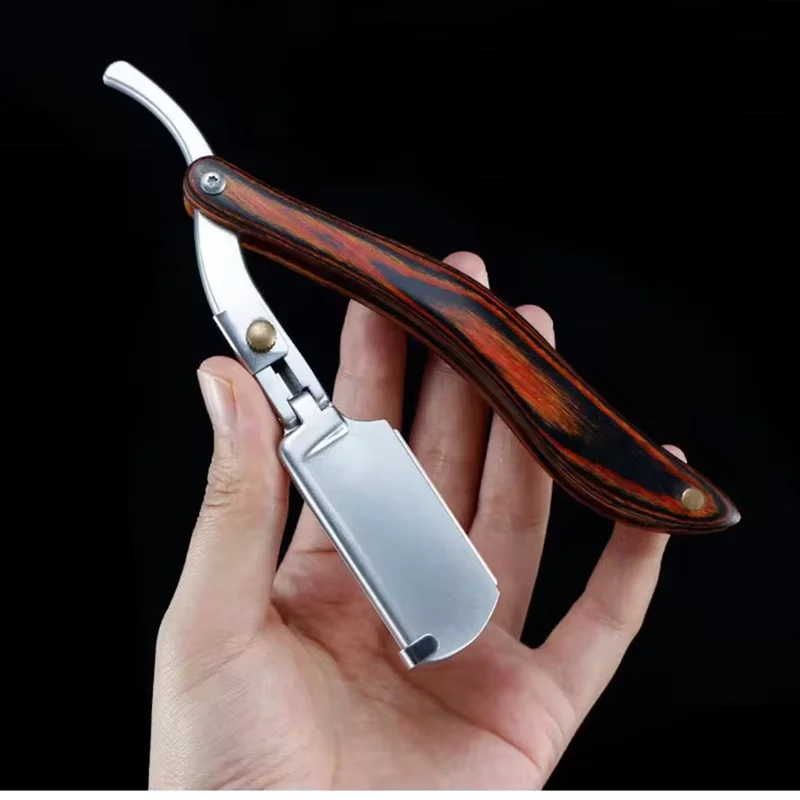 

Shaving Straight Razor Classic Manual Barber Razors Folding Knife Men Stainless Steel Hairdresser Tool Barbershop