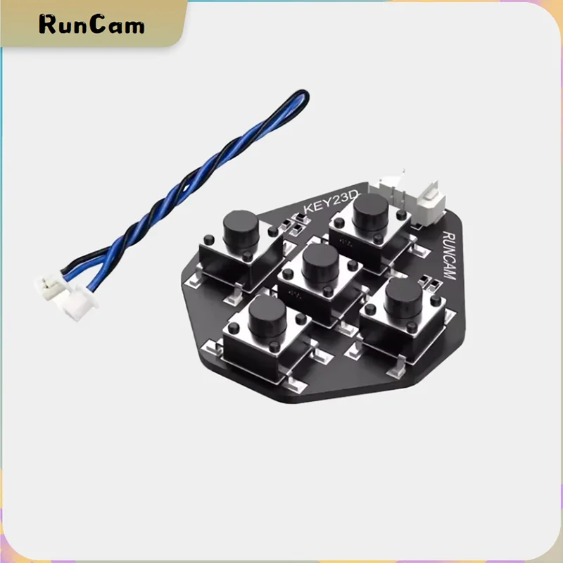 

RunCam 2025 New Key Board w/ 1.25mm 2pin FPV Silicone Cable for Micro Sparrow Micro Swift 2 eagle Camera Replace Spare Part Accs