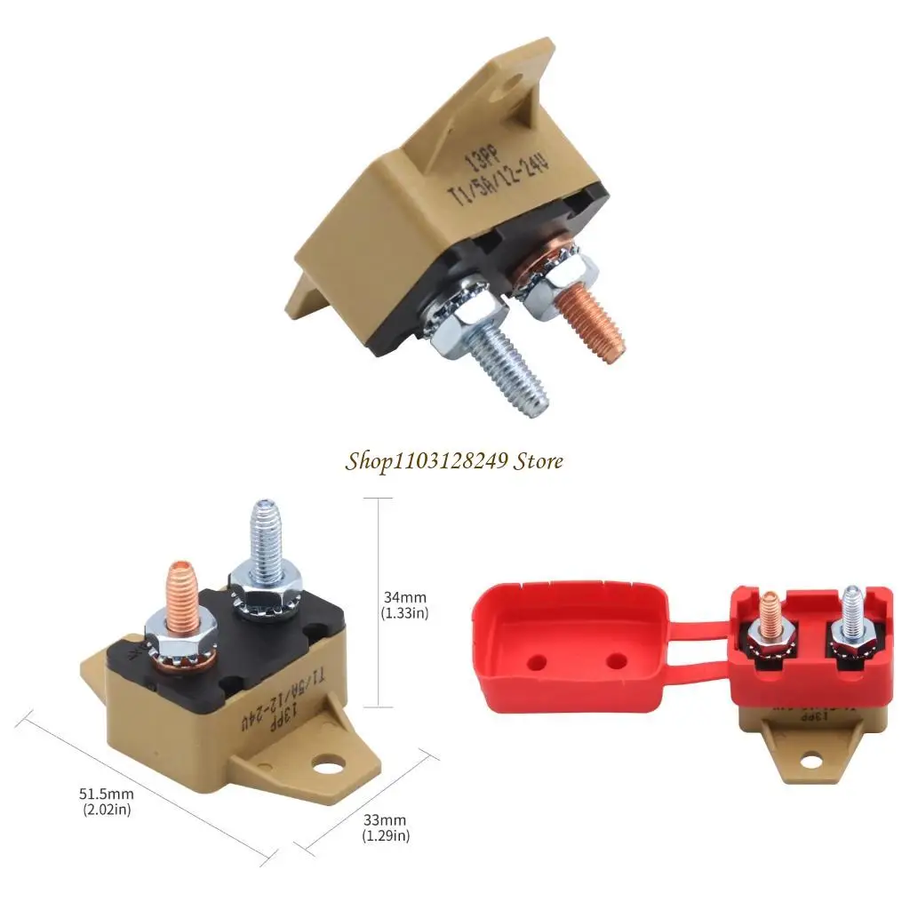 

N5KD Automatic Reset 5A 12V 24V With Mounting Wing Plastic Housing 2x