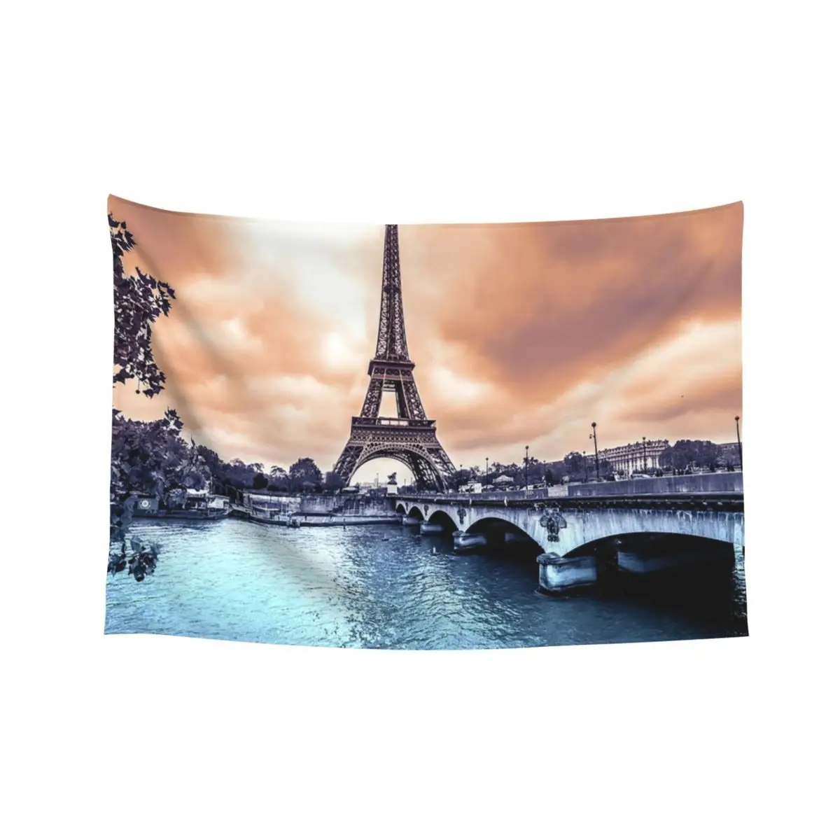 

Landscape of Paris Tapestry Decoration Aesthetic Decorations For Room Wall Carpet Tapestry