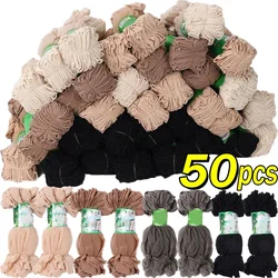 InjSox-Chaussettes Ultraminces en Peau Noire pour Femme, Sans Couture, Courtes, Décontractées, Sexy, Clip, Glace, Été, 10 à 50 Pièces