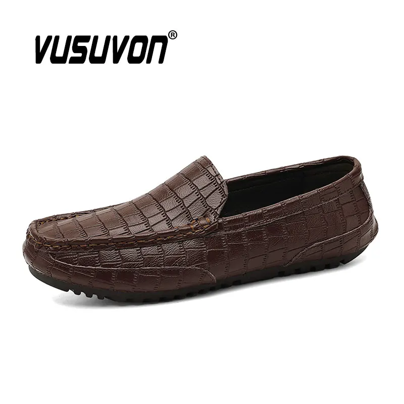 Fashion Men Summer Loafers Comfortable Dress Classic Wedding Shoes Split Leather Causal Business Footwear For Party Size 38-47