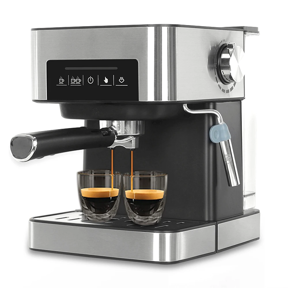 20 Bar Pressure Espresso Brewing Maker, Commercial Style With Fancy Milk Foam Function for Coffee Preparation