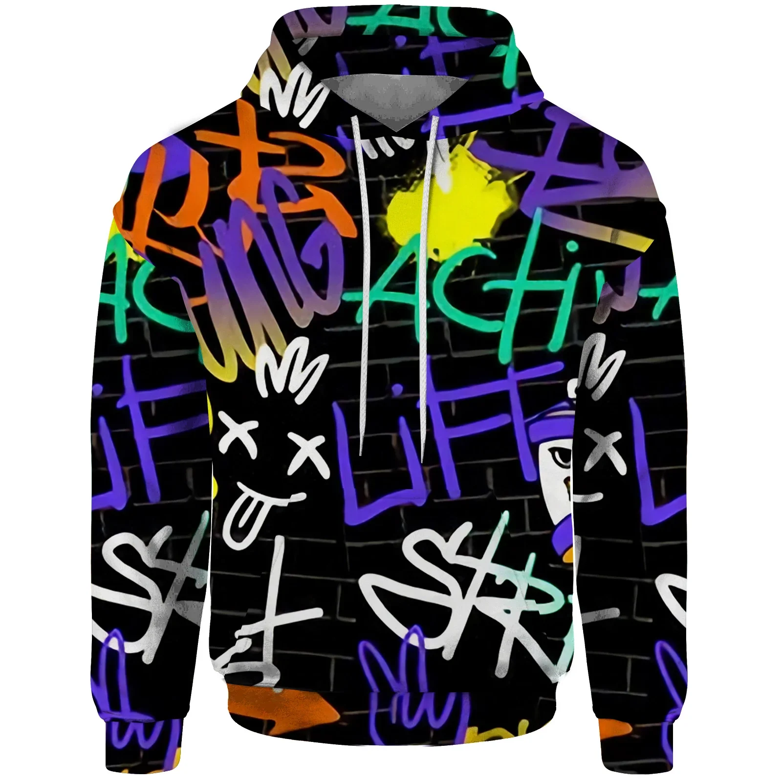 

Men's Hooded Hoodies 3D Print 2024 Christmas Theme Graphic Sweatshirt Drawstring Long Sleeve Streetwear Tops Men's Clothing、