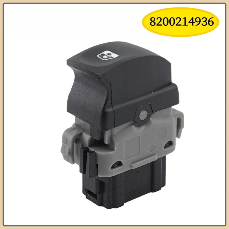 Interruptor único de janela elétrica 8200214936 para Renault Renault Clio Modus Twingo laranja retroiluminação 82002-14936