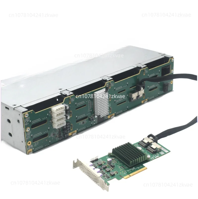 2022 12 disk 3.5-inch hard disk cage hot plug 8087 interface D-type 4ping power supply SAS/SATA chia