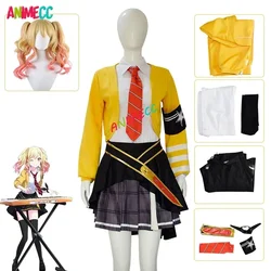 ANIMECC Project Sekai Colorful Stage Tenma Saki Cosplay Costume Wig Anime Role Playing Halloween Carnival Uniform for Women