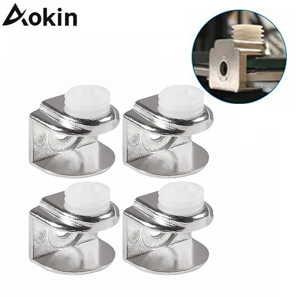 

4Pcs 3D Printer Glass Bed Clips Adjustable Stainless Steel Bed Clips Compatible with Ender 3, Ender 3 V2, Ender 3s, Ender 5 Pro