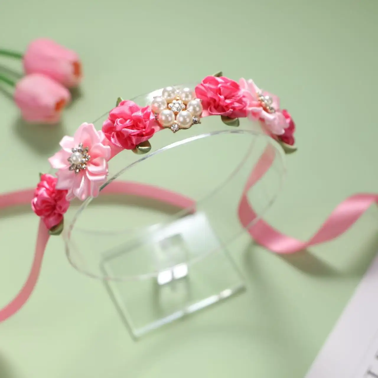 GOHYPDUG Girl Women Bun Ballet hairban Hair Latin Crochet For Dancers Kids' Bun  Hair Accessories Ballet Dance