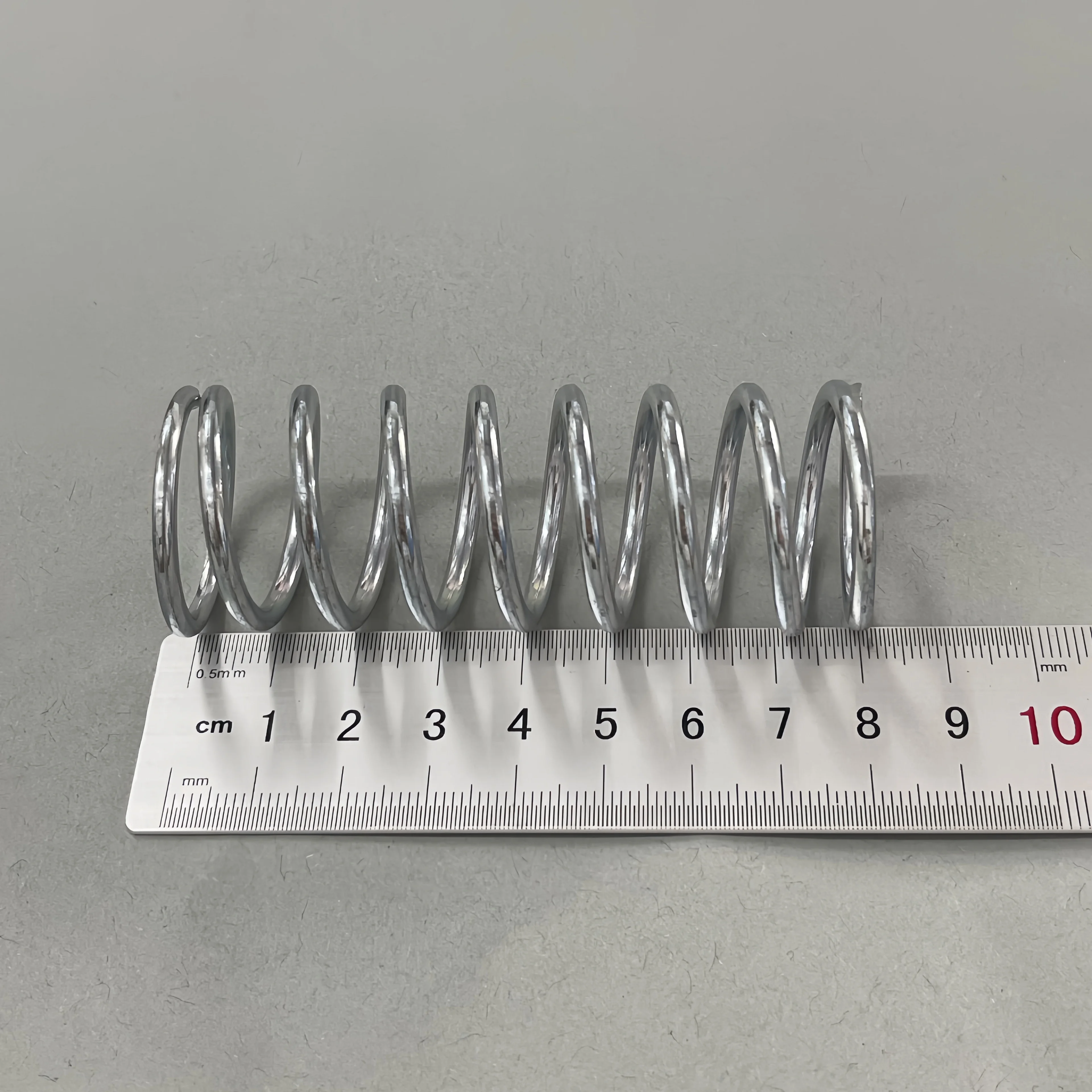 2 pieces of heavy-duty stainless steel compression springs - industrial standard, wire diameter 3.0mm x outer diameter 30mm x le