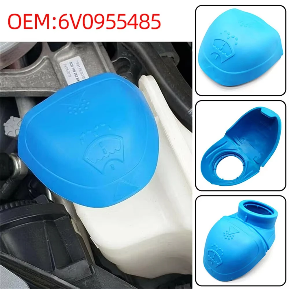 Car Wiper Washer Fluid Reservoir Tank Bottle Cover Cap Lid For Audi Anti Funnel Cover For VW SKODA 6V0955485 6V0 955 485