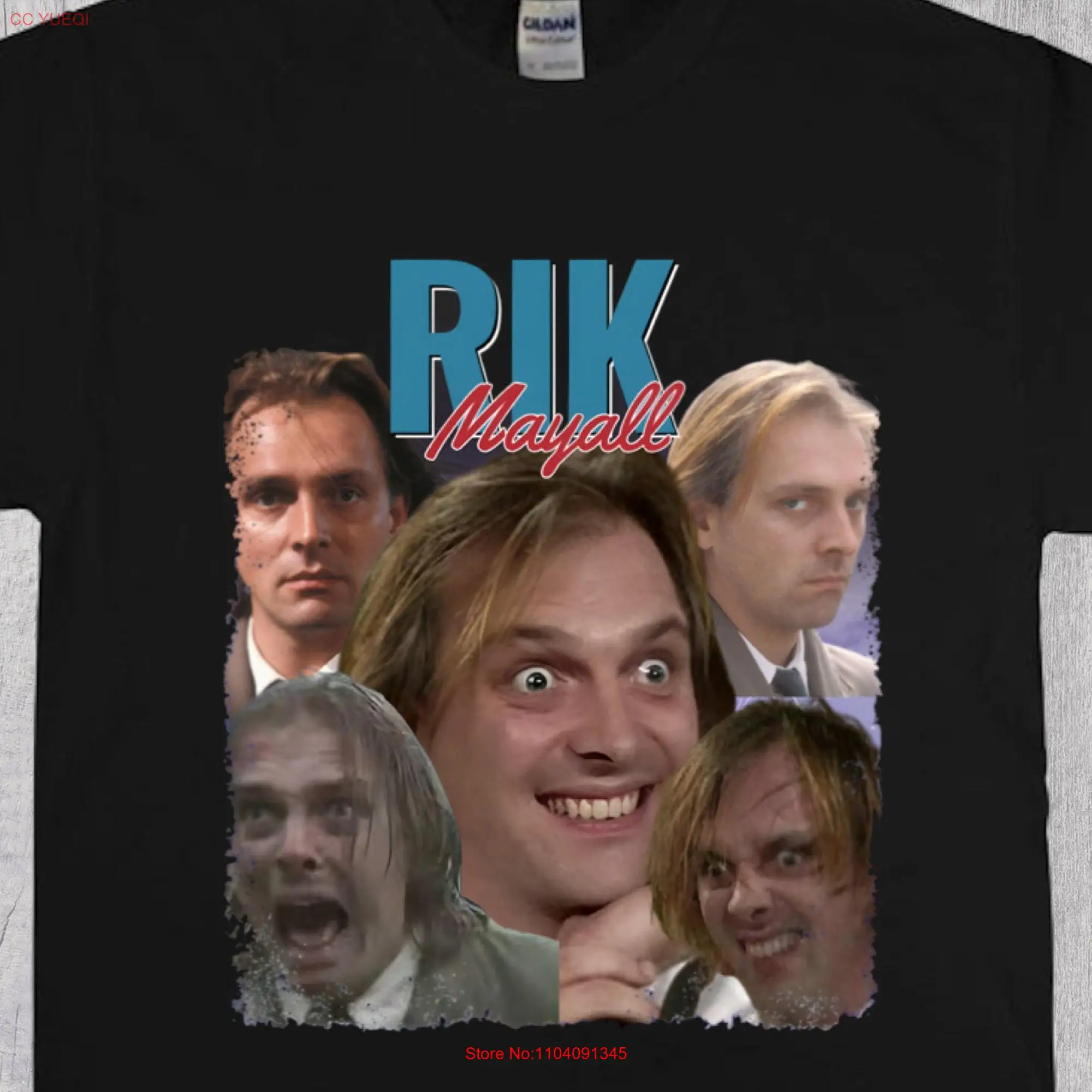 Rik Mayall Richie Funny 90s Bootleg Style TV T Shirt long or short sleeves