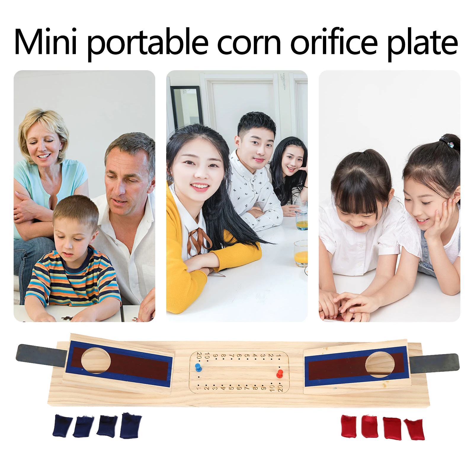 Classic Cornhole Set Cornhole Set Includes Corn Hole Boards 8 Bean Bags Party Games Board For Outdoor Indoor Gaming Family Fun