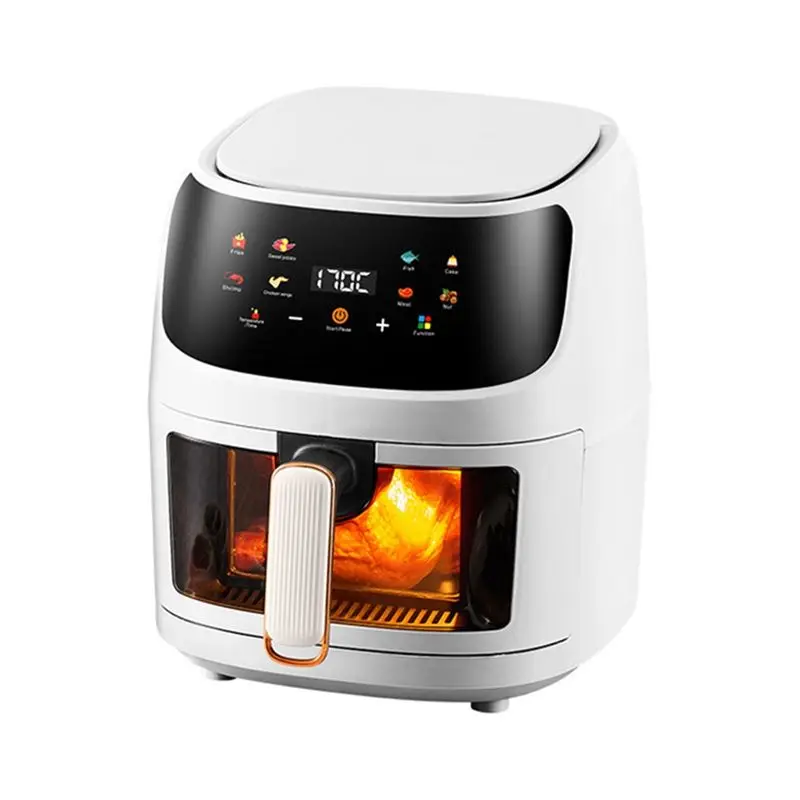 A18Z-Air Fryer Smart Touch Screen Air Fryer Visual Electric Fryer US Plug