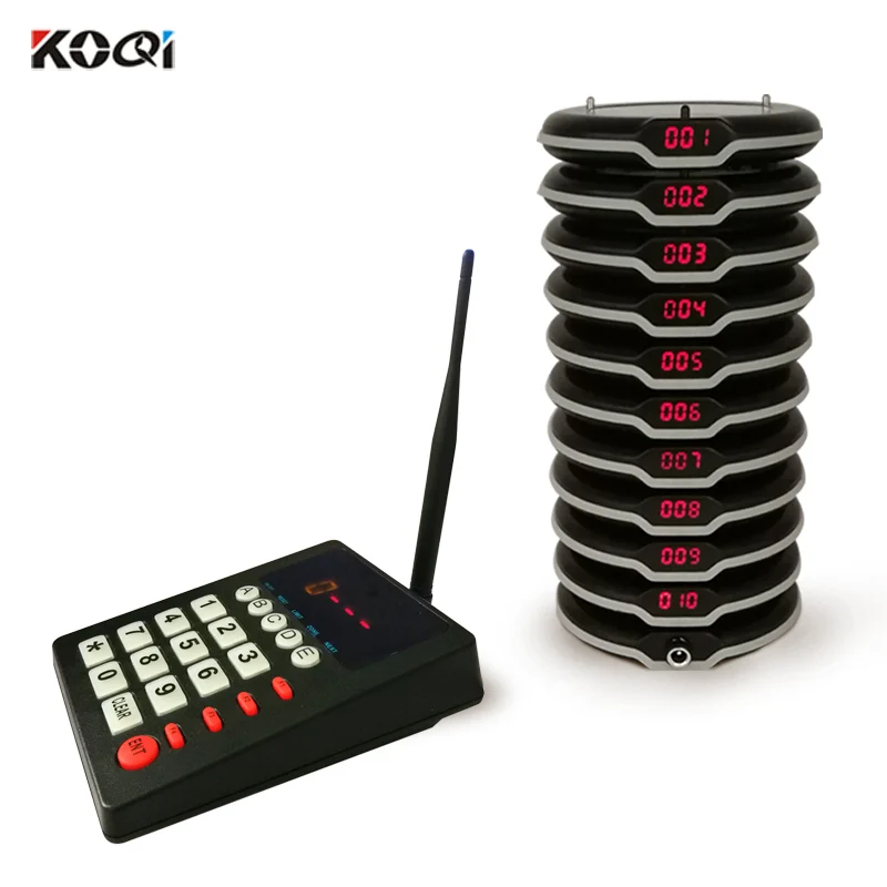 

Ycall Quality Controlled Wireless Service Coaster Pager System Wireless Restaurant Call Paging System For Restaurant