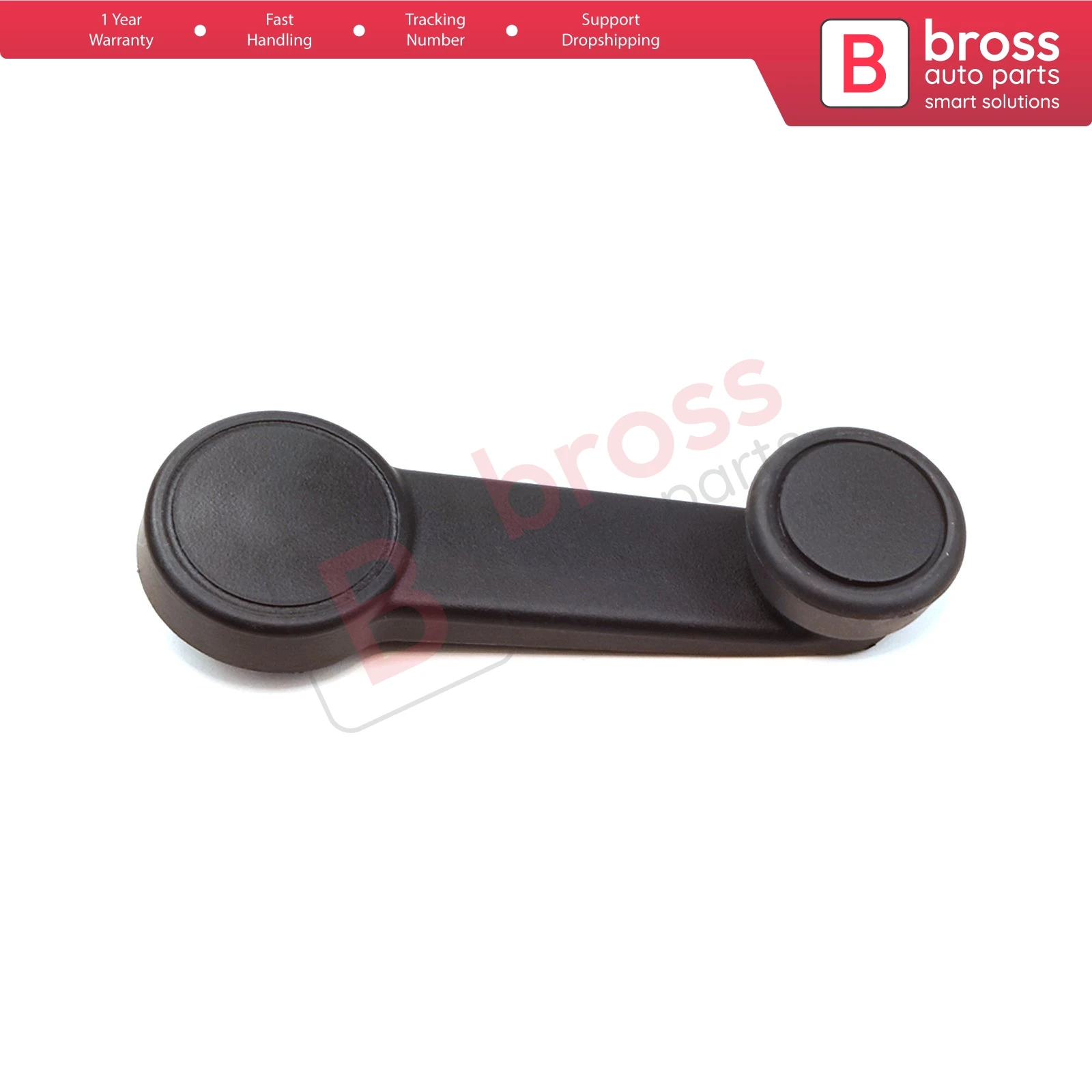 BDP1191 Window Winder Crank Handle Left or Right Black 1041708 1067427 for Ford Transit Connect Fiesta Focus Escort Ka Puma