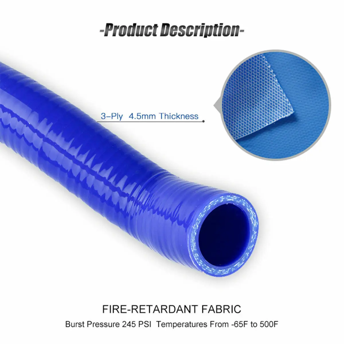Blue For Silicone Radiator Hose Kit 2007-13 Nissan Skyline GTR GT-R R35 VR38DETT