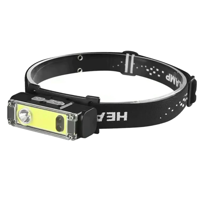 

XPE+COB LED Headlamp Powerful USB Rechargeable Headlight For Camping Fishing Running Light