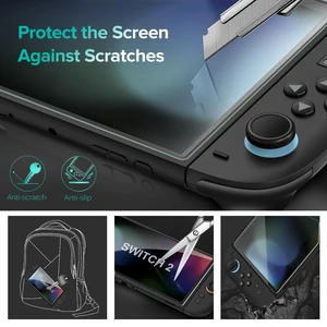 Protector de pantalla vidrio templado para Switch Nintendo 2 con accesorios de tapa de joystick Protector para Switch Nintendo 2 12 mejores ventas Sony PS 6 - №12