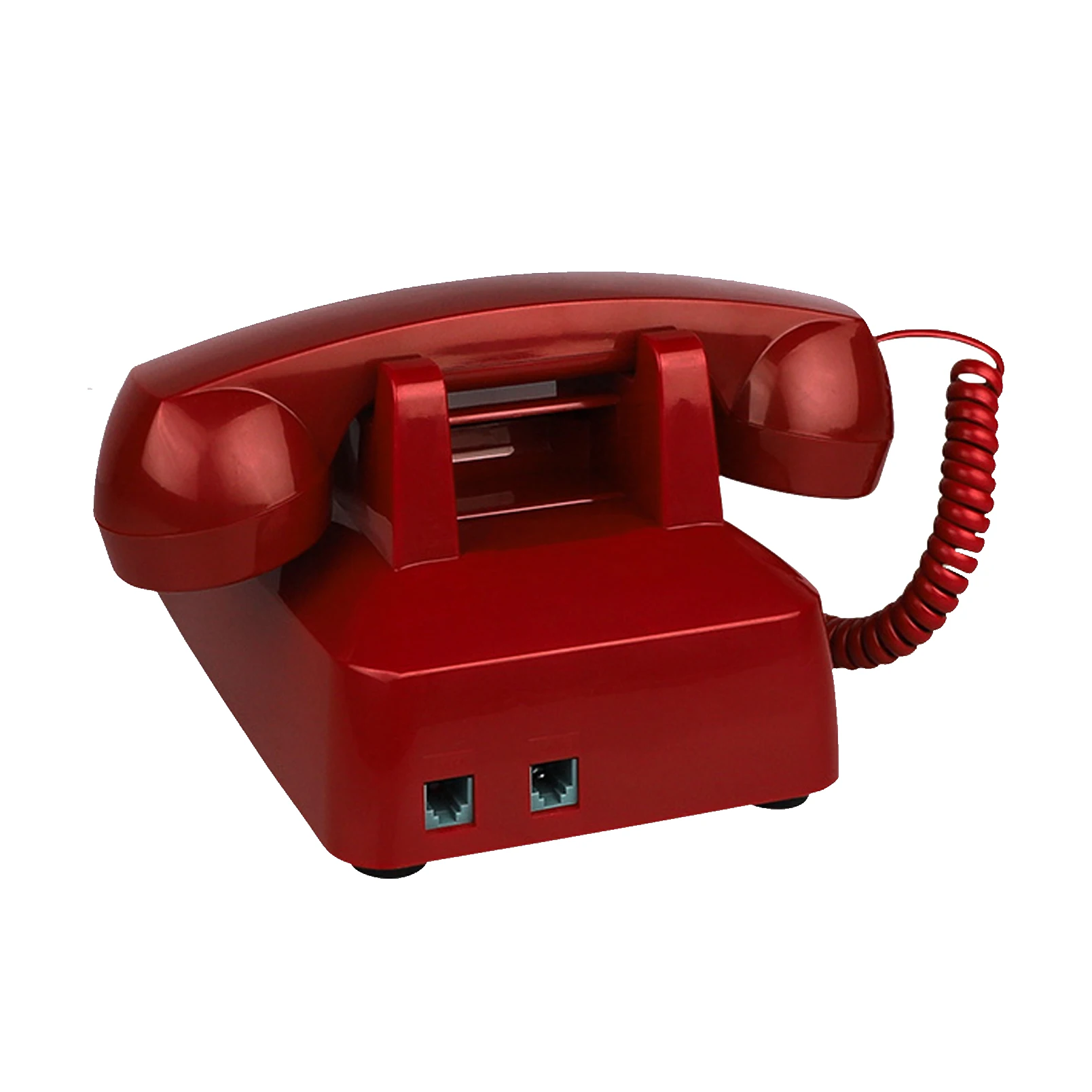 Landline Phones for Home Office Hotel School Corded Single Line Heavy Desktop Basic Telephone for Seniors Retro Classic Phone