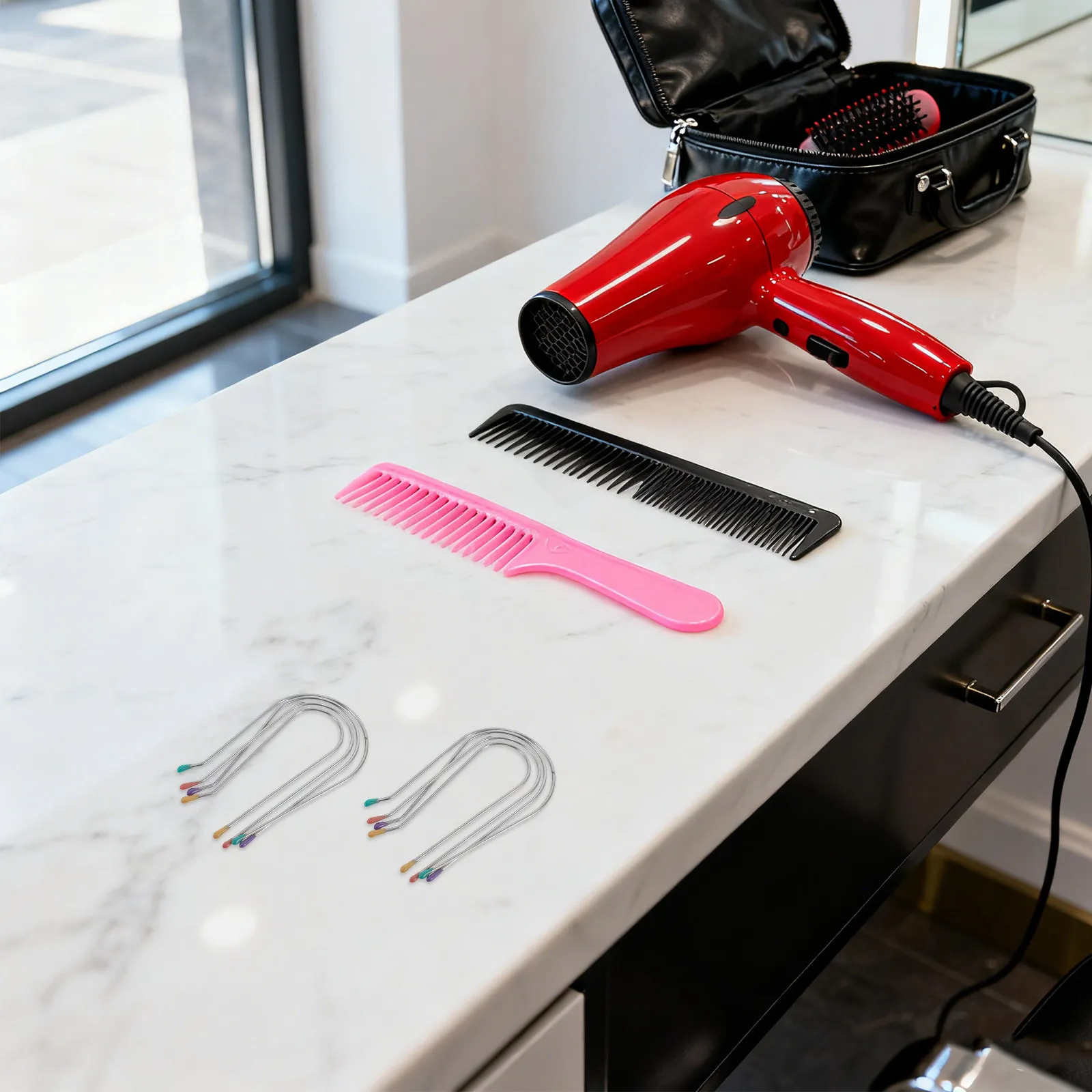 

32 шт. Зажимы для электрических плойок и бигудей, сменные, с надежным креплением, для укладки волос