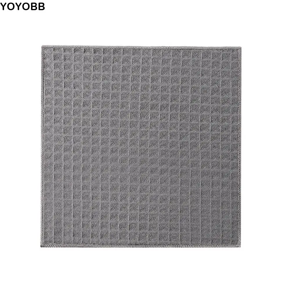 

Absorbing Water Coffee Machine Cleaning Towel No Lint High Fiber Waffle Weave Dish Cloths Druable Bar Towel Household