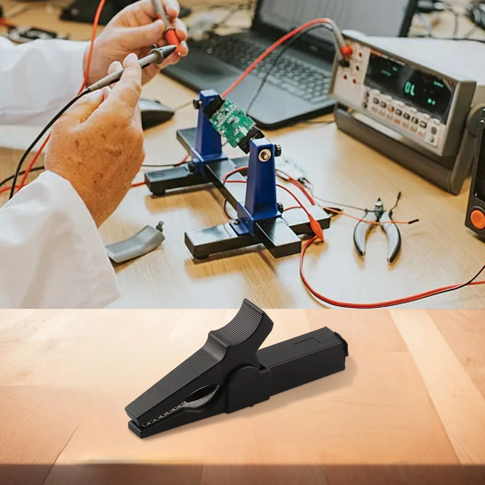 

Insulated Crocodile Clips Set of 10 Suitable for Voltage Testing and Battery Connections High Grip Strength and Easy Wiring