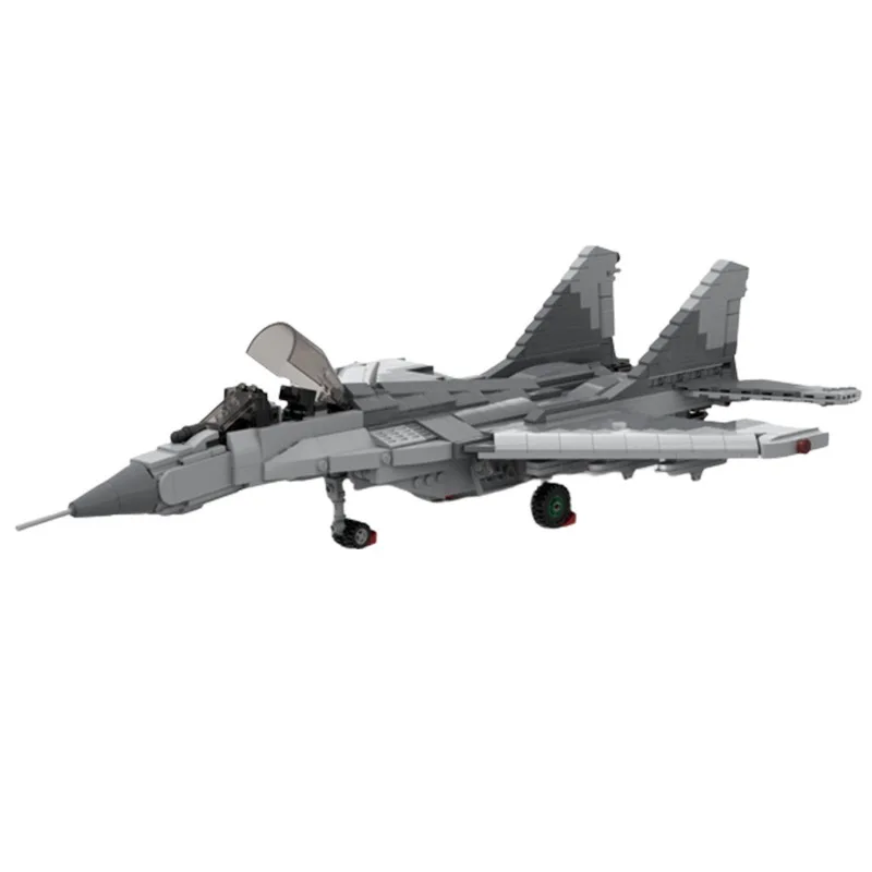 

MOC Military Aircraft Series MiG-29A Technical Combat Aircraft Model Building Block Brick Assembly Toy Children's Gift