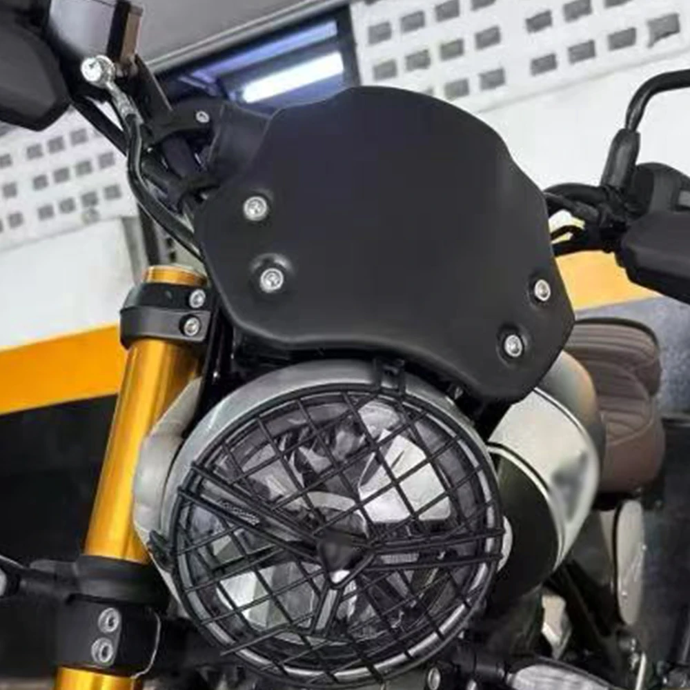 

Лобовое стекло мотоцикла для Scrambler 400X Scrambler 400X 2024 2025 алюминиевый дефлектор ветрового стекла Scrambler 400X