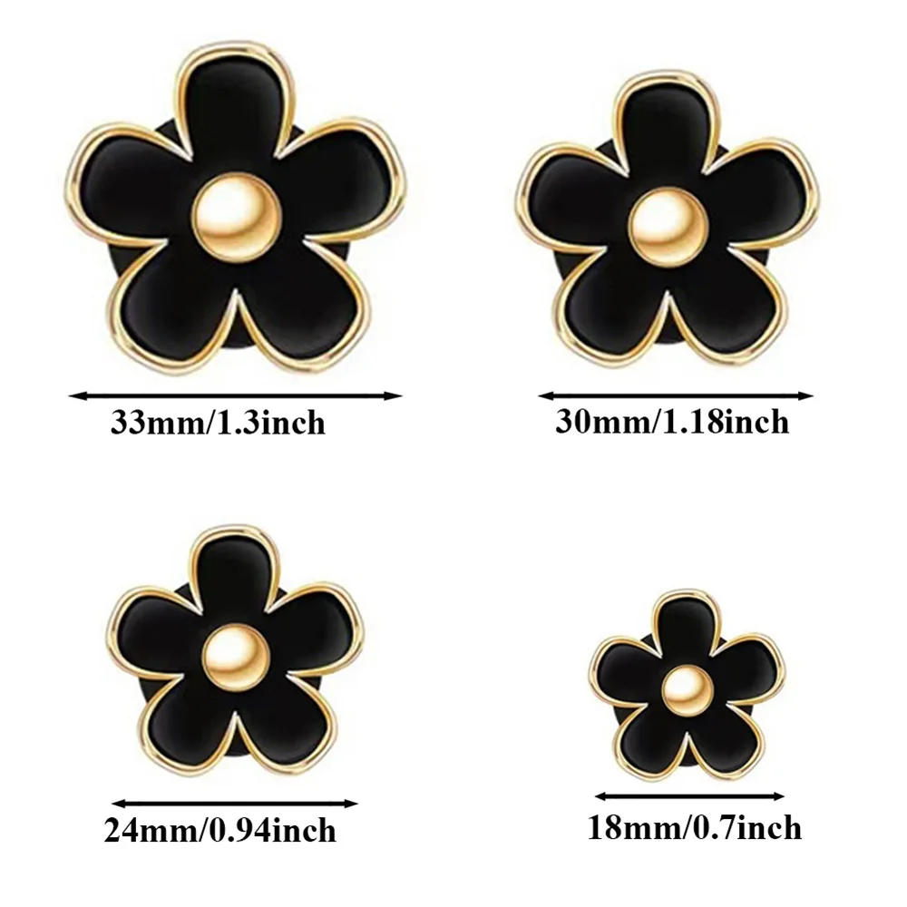 4pcs/set Small Car Air Outlet Perfume Decoration Clip Flower Daisy Design Car Interior Aromatherapy Fresheners Diffuser