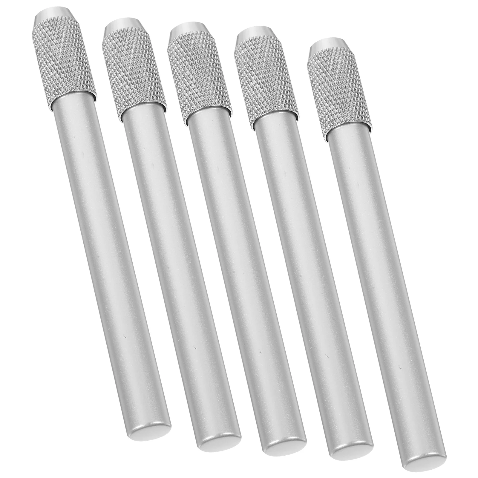 

5 Pcs Pencil Jar Extender Pencils Metal Universal Extenders Stainless Steel Colored Lengthener Lead