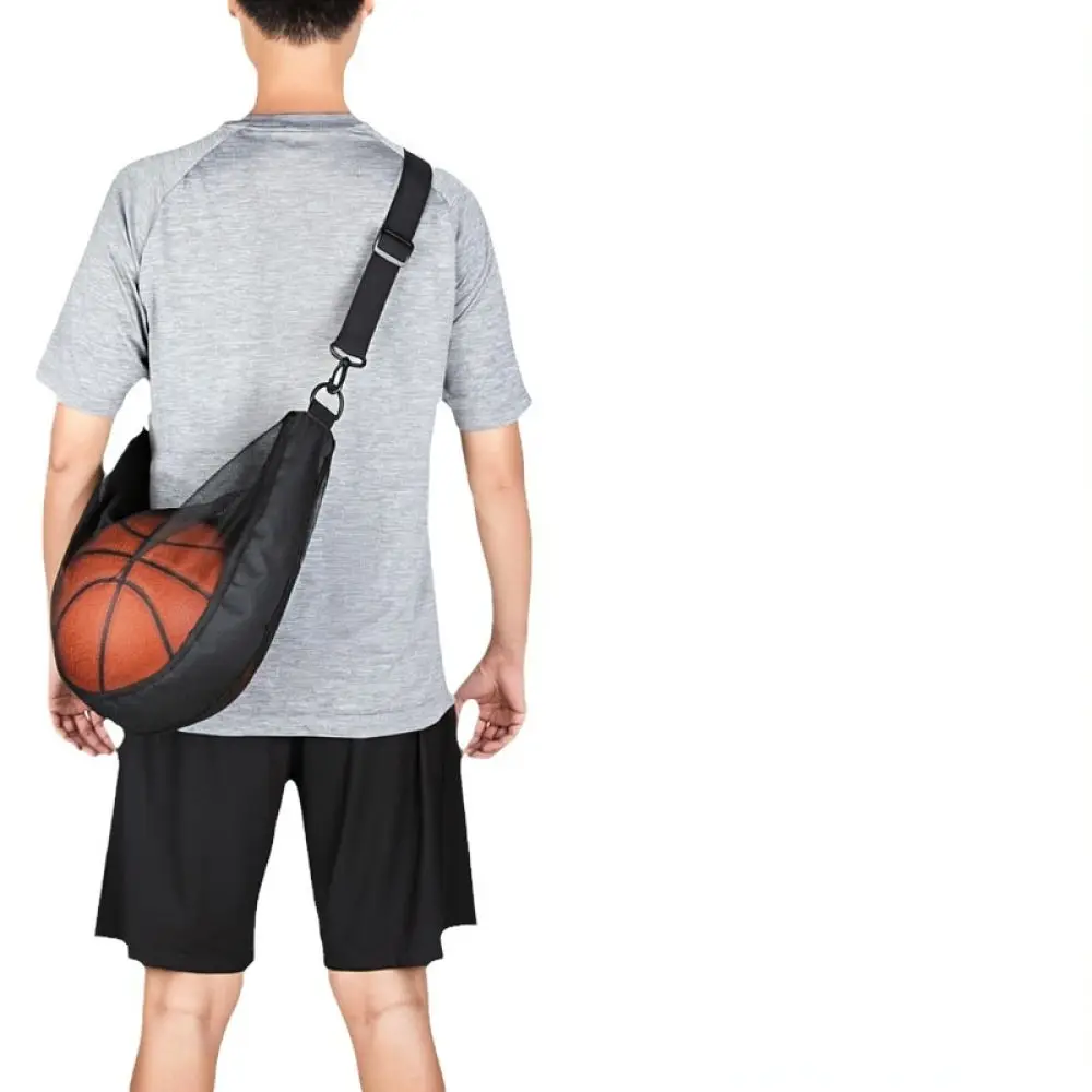 High Capacity Basketball Shoulder Carrier Outdoor Sports Soccer Volleyball Equipment Storage Bag Durable Fitness Pouch