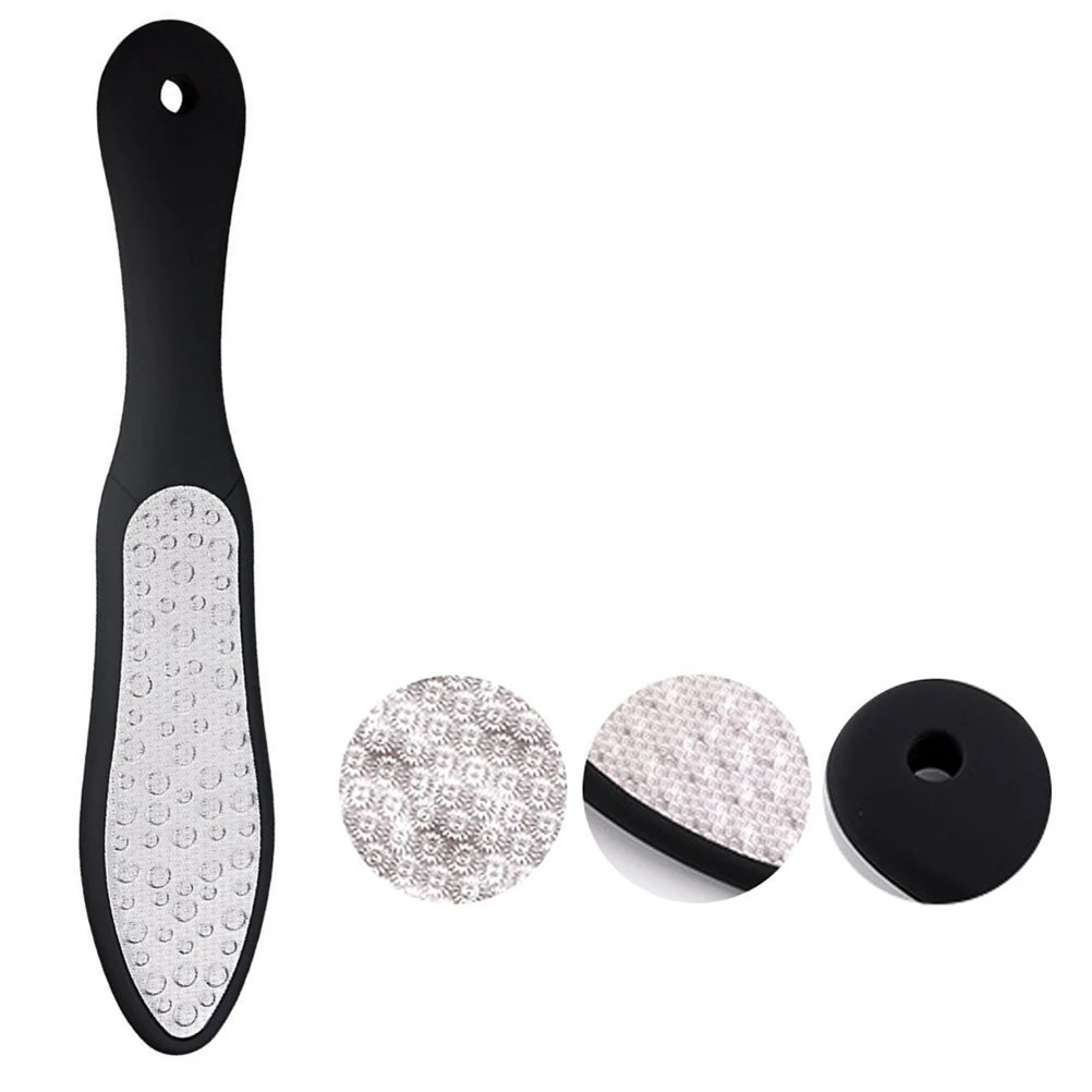 

2pcs High-Quality Stainless Steel Foot File Set Callus Remover Dead Skin Remover Pedicure Tool for Smooth Feet