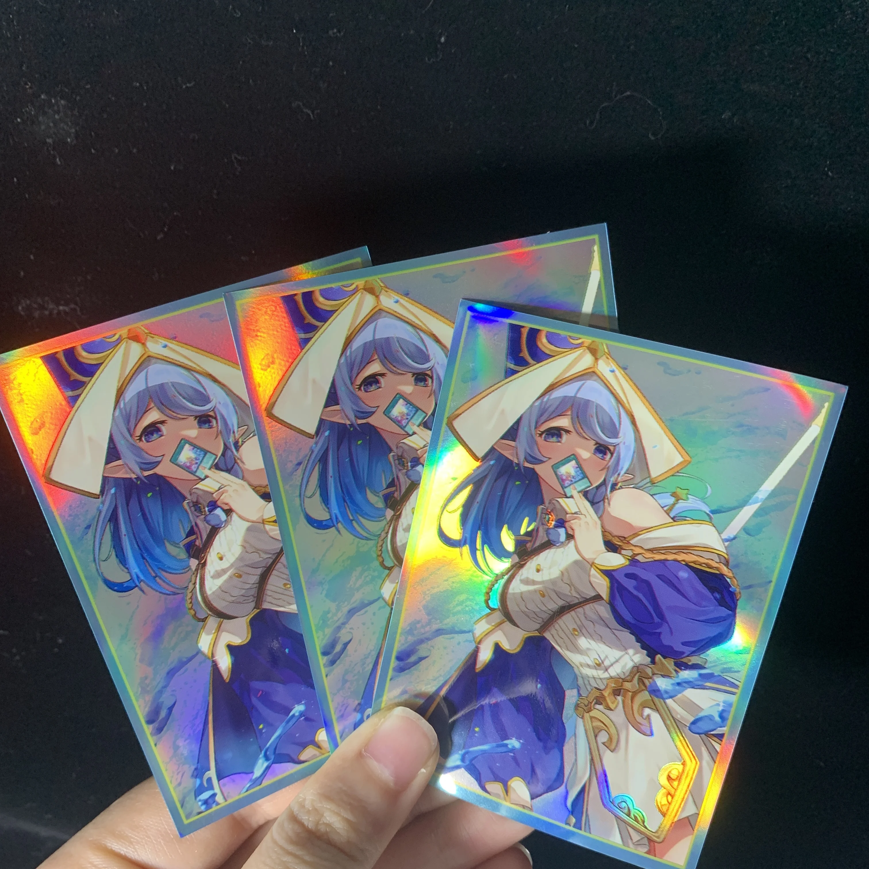 50PCS 63X90mm Japanese Size Trading Card Sleeves Printing Anime Card Sleeves Perfect Fit YGO Card Gift Toys