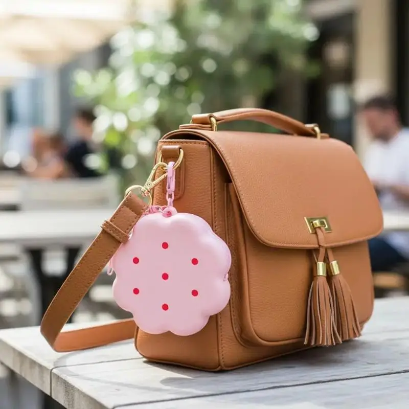 Mini Wallet Cloud Flower Silicone Wallet Zipper Closure Mini Size Card Holder Soft Silicone Cute Holes Money Bag Women Use