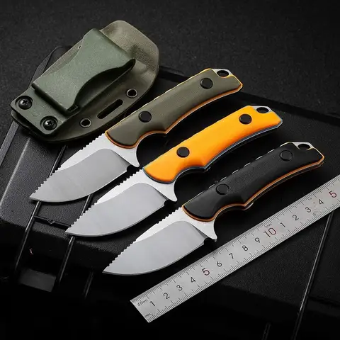 2026 Hot Selling Small Fixed Blade Outdoor Camping EDC Knife with Sheath Fishing