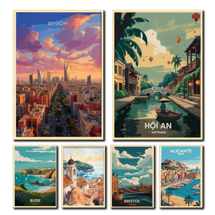 Home Decor Vietnam - Глобальные картины на холсте с видами