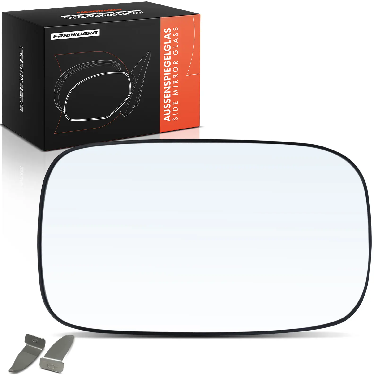Frankberg 1x Spiegelglas Buitenspiegel Spiegel Rechts voor Volvo C70 II Cabriolet 542 2006-2013 8679831