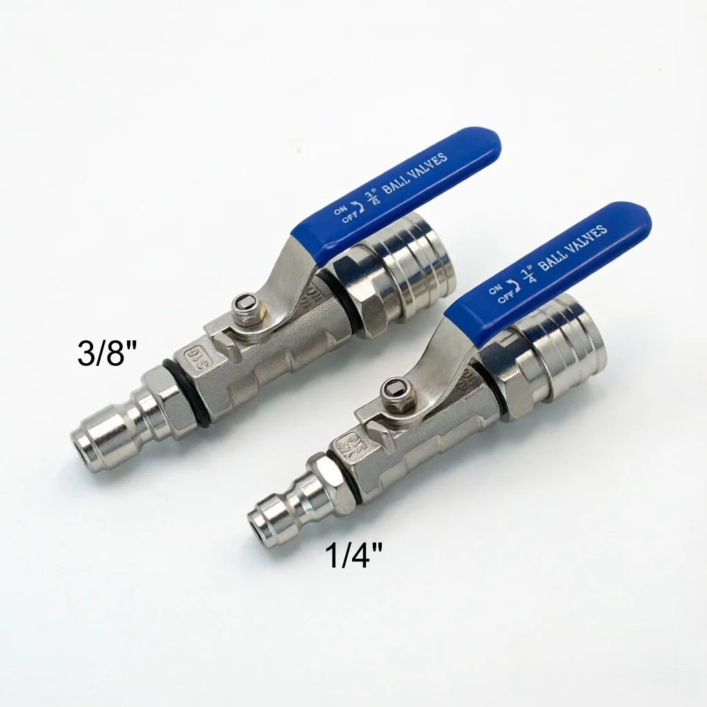 High Pressure Washer Switch On/Off Valve With 1/4