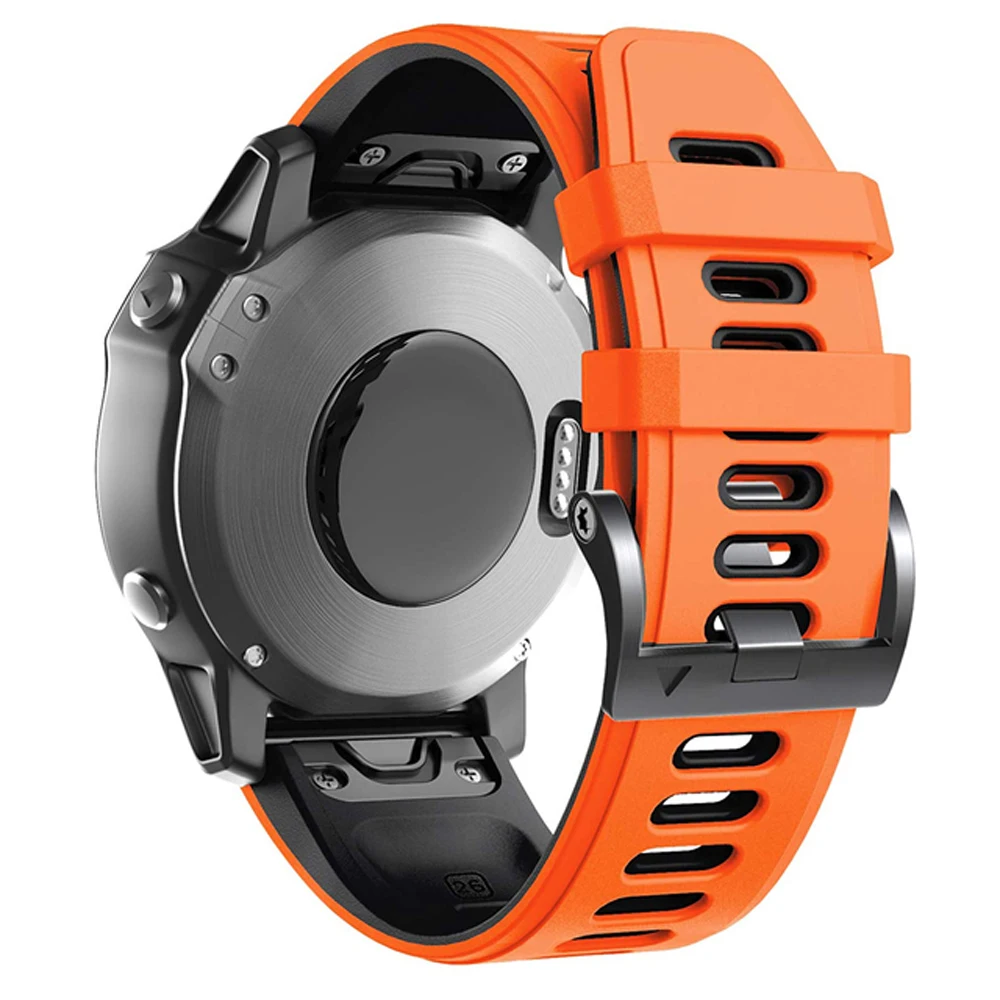 Easyfit 26mm 22mm Silicone Strap For Garmin Fenix 7X 6X Pro 5X Plus 7 6 5 Instinct 2 S62 Forerunner 965 955 Bracelet Watch Band