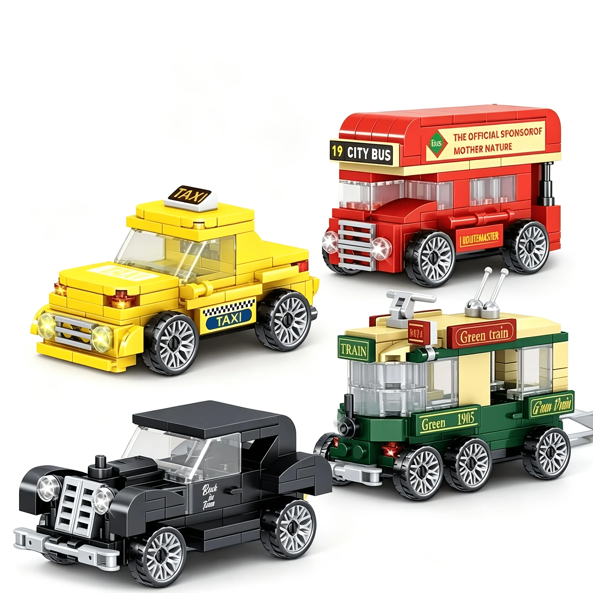 1 Random Style of Creative Vehicle Building Blocks, with Exquisite and Realistic Designs, a Variety of Rich Color Combinations, and Full of Details, to Develop Hands-On Skills and Spatial Imagination. After Assembly, It Can Be Used as a Delicate Desktop Ornament, Placed on Desks, Display Cabinets, and Home Decor, Creating a Rich Atmosphere. Suitable for Car Model Enthusiasts to Collect and Play With, and Is an Ideal Gift Choice.