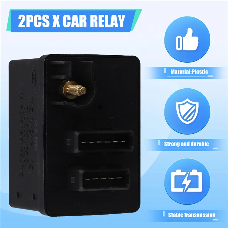

Well 2Pcs New Glow Plug Relay For Hawtai OED483Q Diesel Engine Haval H3 H5 2.5TC 2.8TC 0281003018