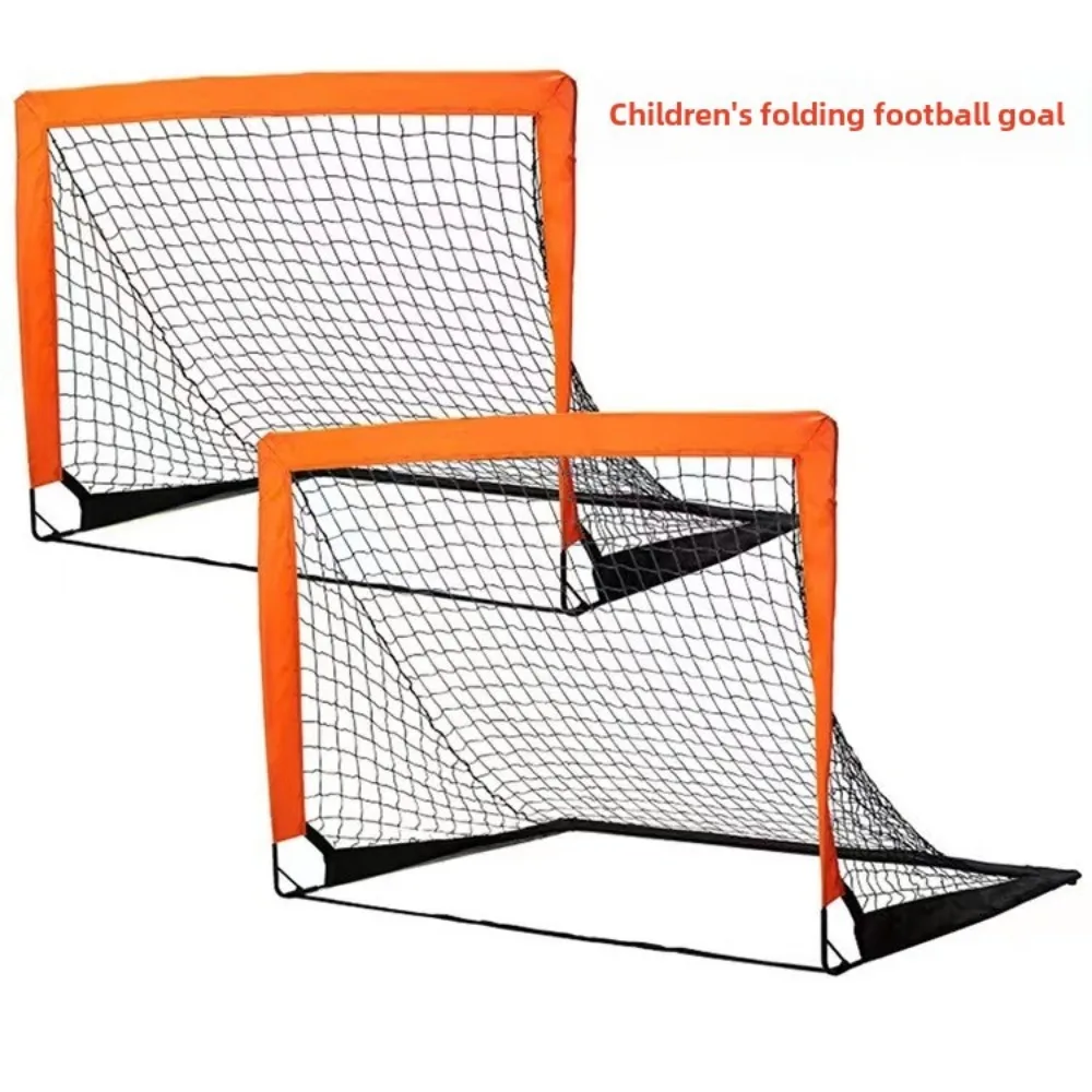 

2 Pack Soccer Goals for Backyard Pop Up Folding Soccer Goal Net Practice for Kids and Youth