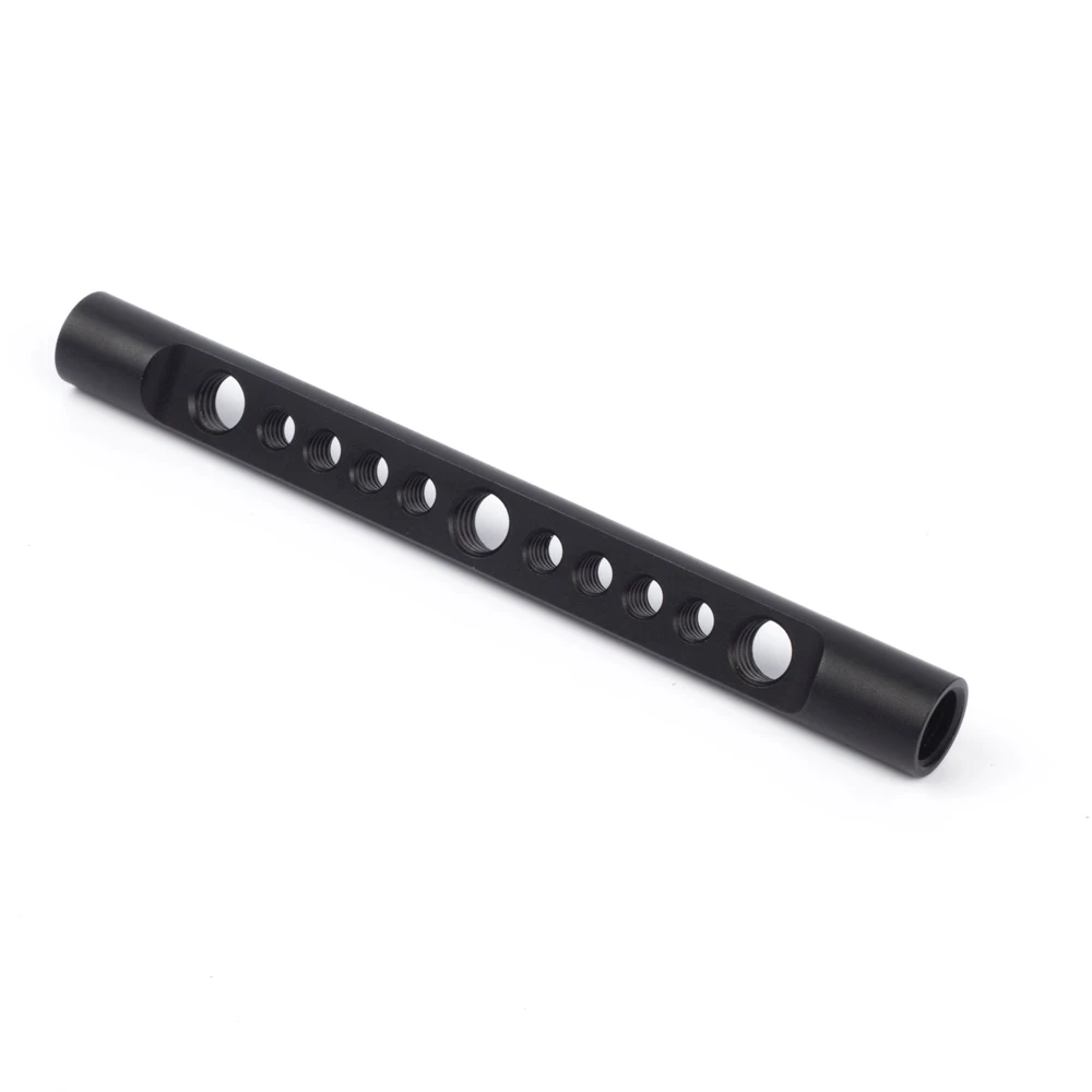 Alu-varilla de queso de Metal de 6 "de largo, palo de riel fr, sistema de soporte de varilla de riel de 15mm, cámara de película LWS, jaula de armadura, trípode de fotografía DIY